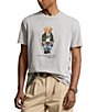 Color:Andover Heather Heritage Bear - Image 1 - Classic Fit Polo Bear Short Sleeve T-Shirt