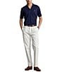 Color:French Navy - Image 3 - Classic Fit Soft Touch Johnny Collar Short-Sleeve Polo Shirt