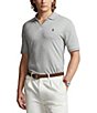 Color:Andover Heather - Image 1 - Classic Fit Soft Touch Johnny Collar Short-Sleeve Polo Shirt