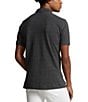 Color:Barclay Heather - Image 2 - Classic Fit Solid Cotton Mesh Polo Shirt
