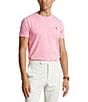 Color:Course Pink - Image 1 - Custom Slim-Fit Jersey Crewneck Short-Sleeve T-Shirt