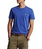 Color:Liberty - Image 1 - Custom Slim-Fit Jersey Crewneck Short-Sleeve T-Shirt