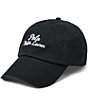 Color:Polo Black - Image 1 - Embroidered Twill Ball Cap
