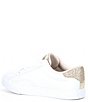 Color:White/Metallic Gold - Image 3 - Girls' Theron V Alternative Closure Glitter Detail Sneakers (Toddler)
