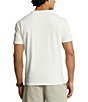 Color:Clubhouse Cream - Image 2 - Knit Jersey Classic Fit Big Pony Jersey Crew Neck Short Sleeve T-Shirt