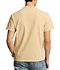 Color:Coastal Beige - Image 2 - Knit Jersey Classic Fit Big Pony Jersey Crew Neck Short Sleeve T-Shirt