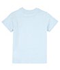 Color:Alpin Blue - Image 2 - Little Boys 2T-7 Short Sleeve Crewneck Jersey T-Shirt