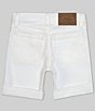 Color:Dell White - Image 2 - Little Boys 2T-7 Sullivan Slim Stretch Denim Shorts