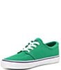 Color:Green/Royal - Image 4 - Men's Faxon Embroidered Logo Lace-Up Sneakers