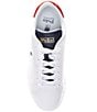 Color:White/Red/Navy - Image 5 - Men's Heritage Court II Sneakers