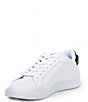 Color:White/Navy - Image 4 - Men's Heritage Court III Leather Sneakers