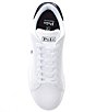 Color:White/Navy - Image 5 - Men's Heritage Court III Leather Sneakers