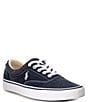 Color:Navy - Image 1 - Men's Keaton Chambray Lace-Up Sneakers