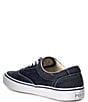 Color:Navy - Image 3 - Men's Keaton Chambray Lace-Up Sneakers