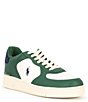 Color:Cream/Green/Yellow - Image 1 - Men's Master Court Leather Sneakers