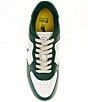Color:Cream/Green/Yellow - Image 5 - Men's Master Court Leather Sneakers