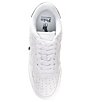 Color:White - Image 5 - Men's Masters Court Logo Leather Sneakers