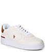 Color:White/Tan - Image 1 - Men's Masters Court Sneakers
