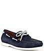 Color:Navy - Image 1 - Men's Merton Boat Shoes