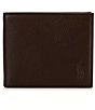 Color:Brown - Image 1 - Pebbled Leather Billfold