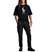 Color:Polo Black - Image 3 - Relaxed-Fit Big Pony Jersey Short Sleeve T-Shirt