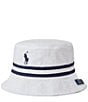 Color:White/Blue Seersucker - Image 1 - Reversible Seersucker Bucket Hat