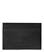 Color:Black - Image 2 - Slim Pebbled Leather Card Case