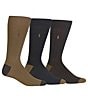 Color:Brown Assortment - Image 1 - Soft Touch Dress Socks Assorted 3-Pack