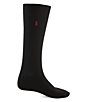 Color:Black - Image 1 - Super Soft Ribbed Dress Socks