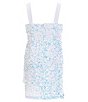 Color:Iridescent - Image 2 - Big Girls 7-16 Plume-Trim Stretch Sequin Dress