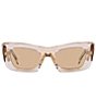 Color:Light Brown - Image 2 - Women's PR 13ZS 50mm Transparent Cat Eye Sunglasses
