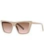 Color:Beige - Image 1 - Women's PR 21ZS 55mm Butterfly Sunglasses