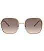 Color:Beige - Image 2 - Women's PR 67XS 58mm Square Sunglasses