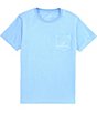 Color:Light Blue - Image 2 - Big Boys 8-16 Short Sleeve Baseball Shield T-Shirt