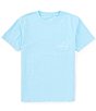 Color:Powder Blue - Image 2 - Big Boys 8-16 Short Sleeve Shrimp Boat Graphic T-Shirt
