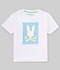 Color:White - Image 1 - Big Boys 7-20 Short Sleeve Livingston Graphic T-Shirt
