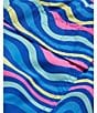 Color:Royal Blue - Image 6 - Clarkson Lightweight Allover Print 5.75#double; Inseam Swim Trunks