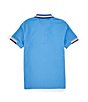 Color:Marina - Image 2 - Little Boys 5-6 Short Sleeve Woodstock Striped Pique Polo Shirt