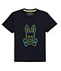 Color:Navy - Image 5 - Little/Big Boys 5-20 Short Sleeve Apple Valley Sweater-Stitch T-Shirt