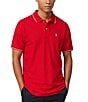 Color:Brilliant Red 2 - Image 1 - Logan Short Sleeve Polo Shirt