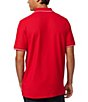 Color:Brilliant Red 2 - Image 2 - Logan Short Sleeve Polo Shirt