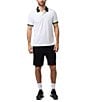 Color:White - Image 3 - Stretch Marshall Sport Short Sleeve Polo Shirt