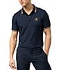 Color:Navy - Image 1 - Tarrytown Sport Performance Stretch Short Sleeve Polo Shirt