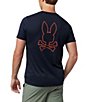 Color:Navy - Image 1 - Waterloo Back Graphic Short Sleeve T-Shirt