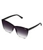 Color:Black Fade - Image 1 - Women's Come Thru Cat Eye Sunglasses