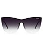 Color:Black Fade - Image 2 - Women's Come Thru Cat Eye Sunglasses