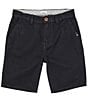Color:Black - Image 1 - Big Boys 8-16 Everyday Chino Light Shorts
