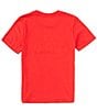 Color:Salsa - Image 2 - Big Boys 8-20 Short Sleeve Comp Logo BTO T-Shirt