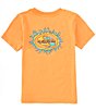 Color:Celosia Orange - Image 1 - Little Boys 2T-7 Short Sleeve Anything Goes T-Shirt