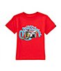 Color:Salsa - Image 1 - Little Boys 2T-7 Short Sleeve QS Dragster KTO Graphic T-Shirt